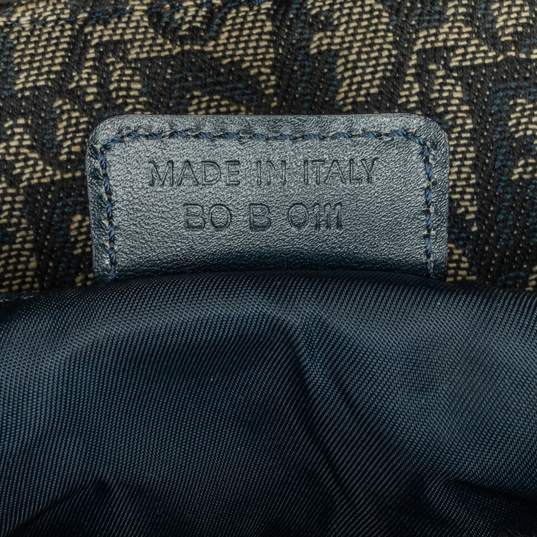 Diorissimo Trotter Canvas Tote Blue - Gaby Paris