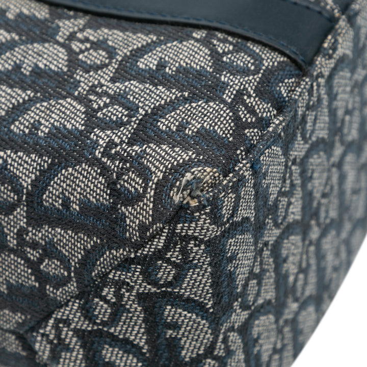 Diorissimo Trotter Canvas Tote Blue - Gaby Paris