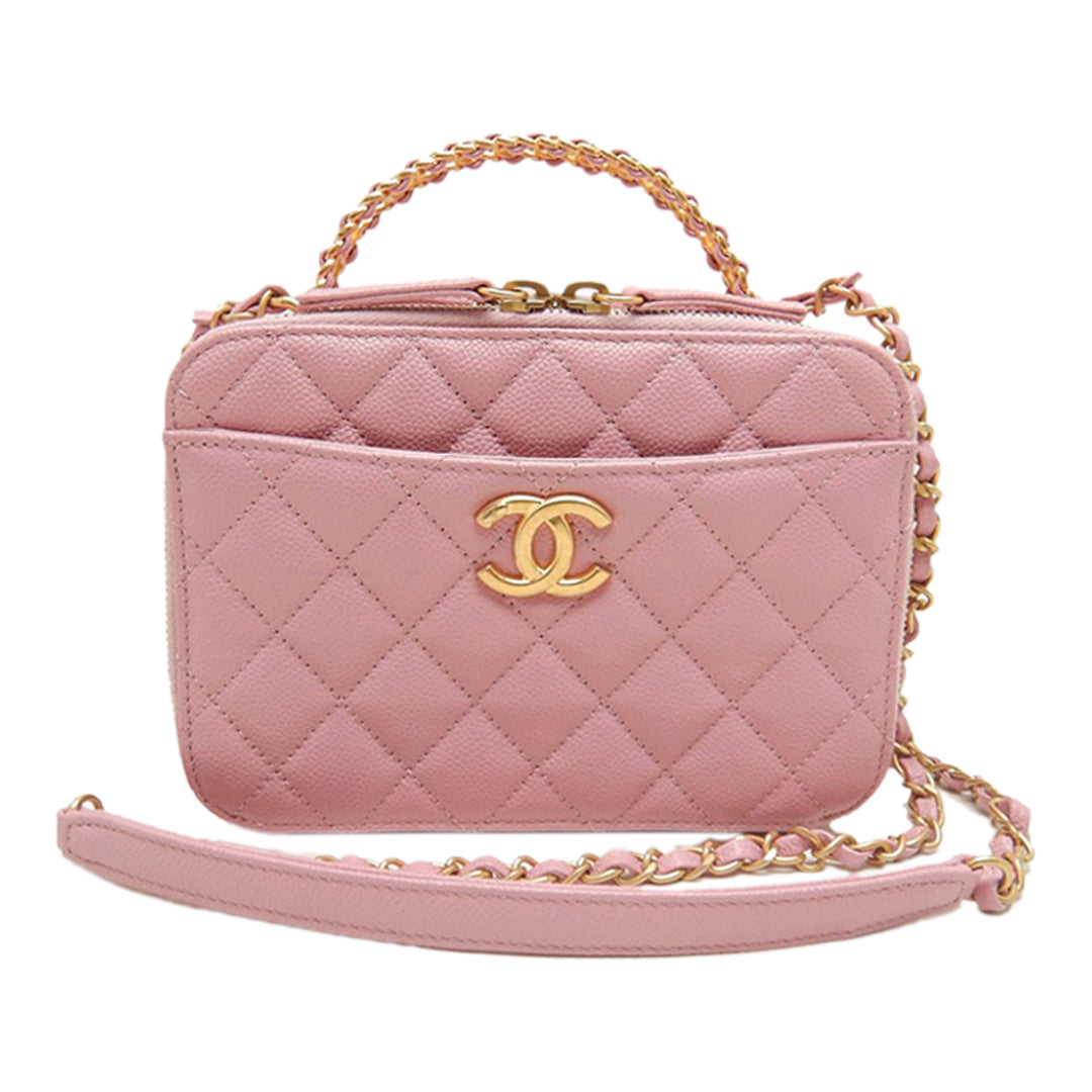 Chanel Small Matelassé Caviar Pick Me Up Vanity