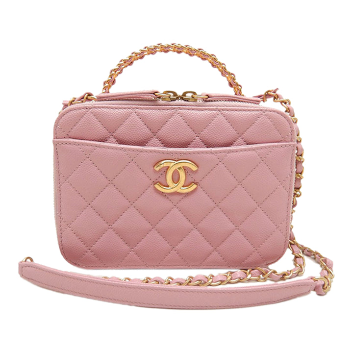 Chanel Small Matelassé Caviar Pick Me Up Vanity