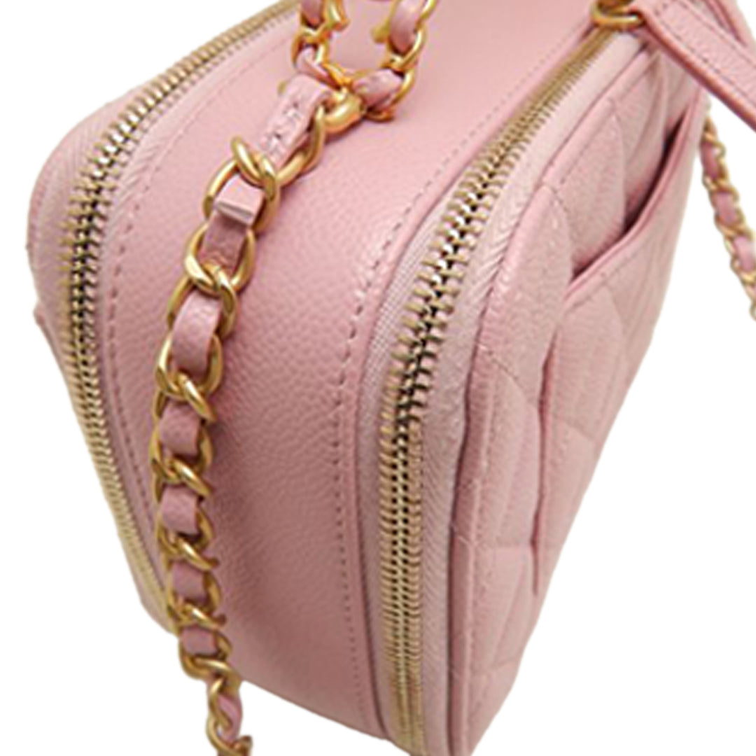 Chanel Small Matelassé Caviar Pick Me Up Vanity