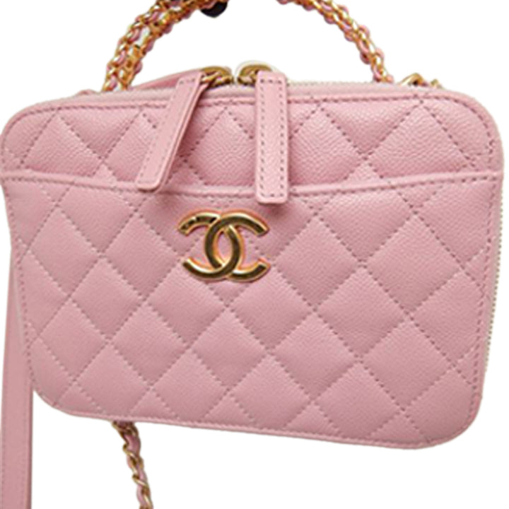 Chanel Small Matelassé Caviar Pick Me Up Vanity