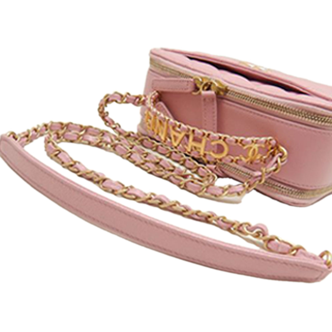 Chanel Small Matelassé Caviar Pick Me Up Vanity