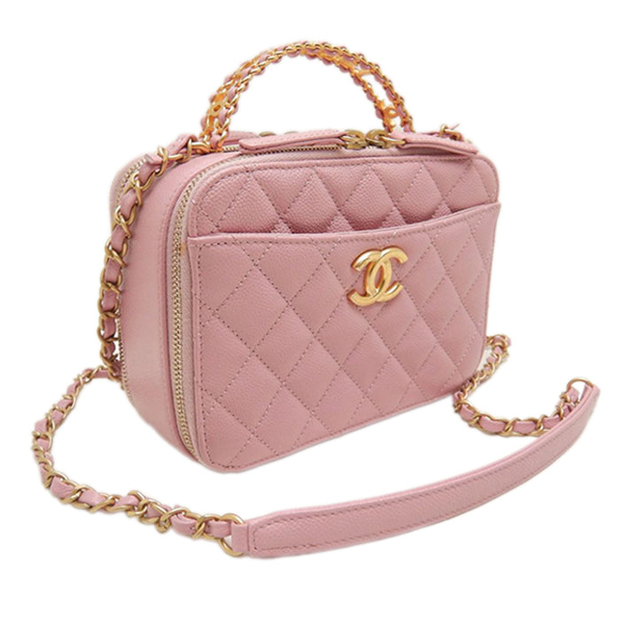 Chanel Small Matelassé Caviar Pick Me Up Vanity