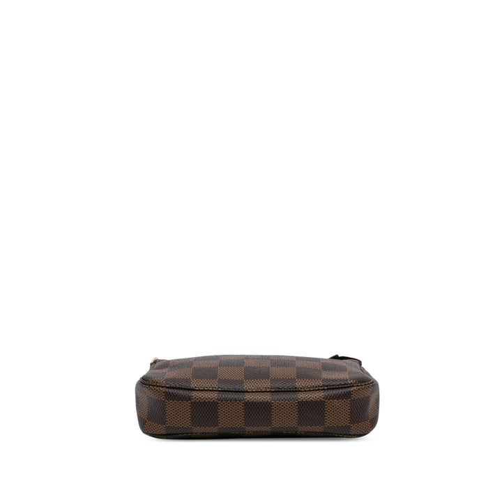 Damier Ebene Mini Pochette Accessoires Brown - Gaby Paris