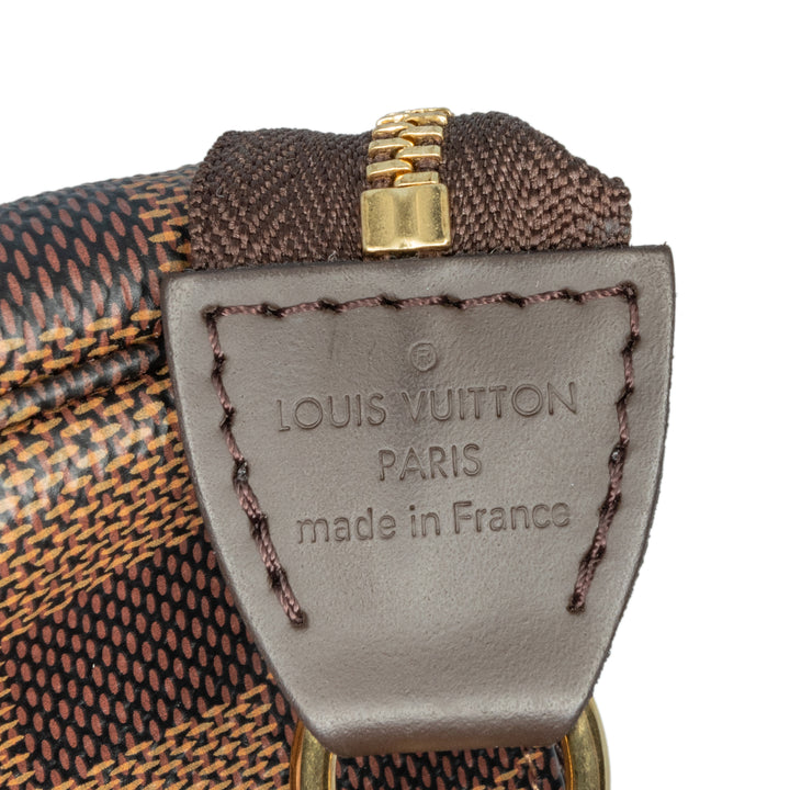 Damier Ebene Mini Pochette Accessoires Brown - Gaby Paris