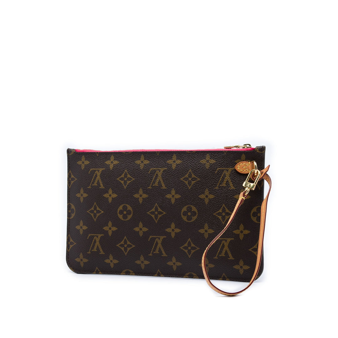 Louis Vuitton Pochette Neverfull Monogram MM Marron – vue 2 – GABY PARIS