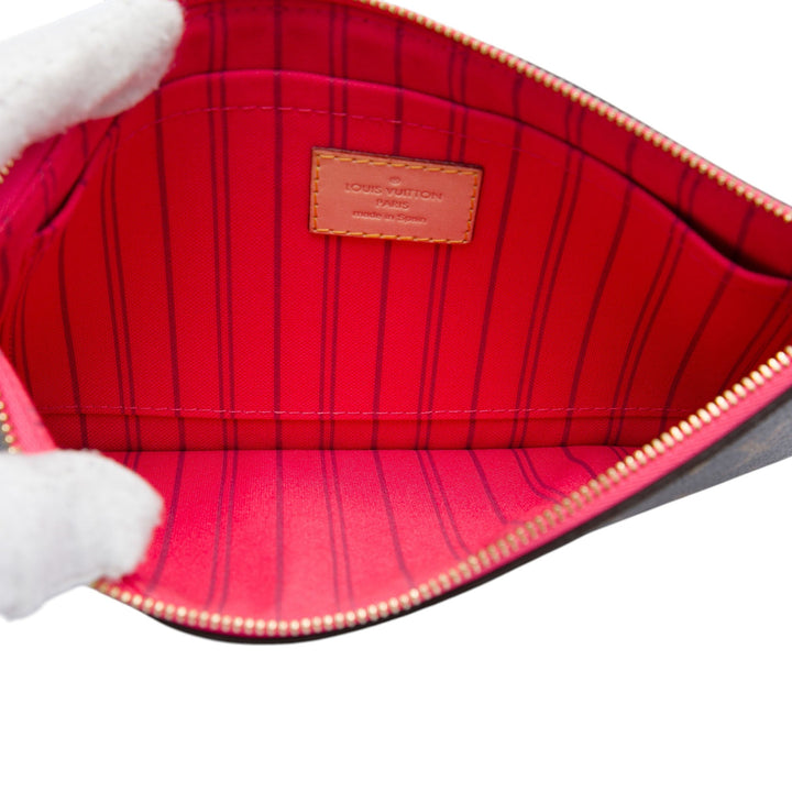 Louis Vuitton Pochette Neverfull Monogram MM Marron – vue 4 – GABY PARIS