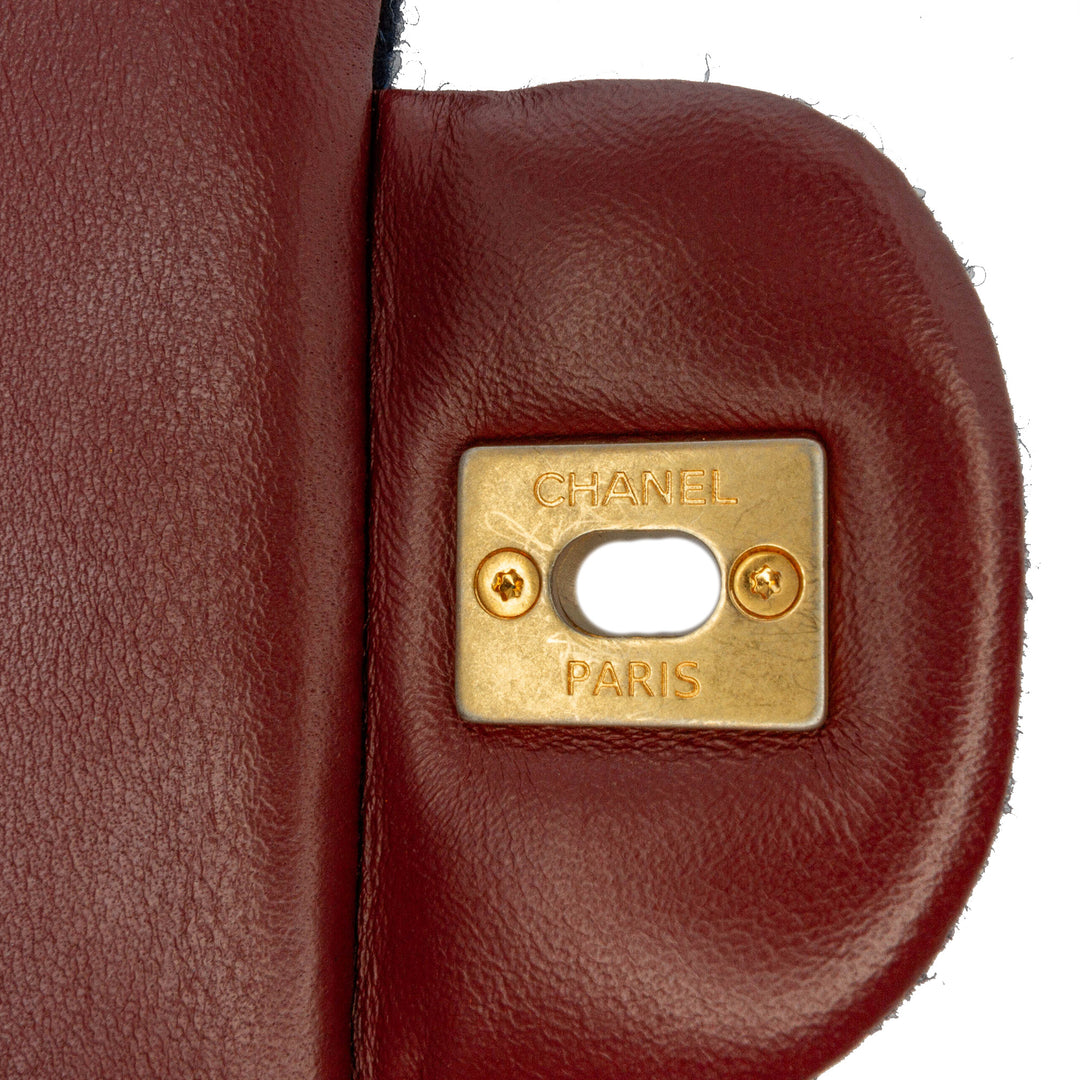 Mini Rectangular Classic Jersey Sailor Single Flap Blue - Gaby Paris