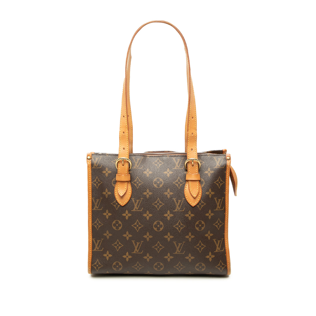 Louis Vuitton Sac porté épaule Popincourt Haut Monogram Marron – vue principale – GABY PARIS