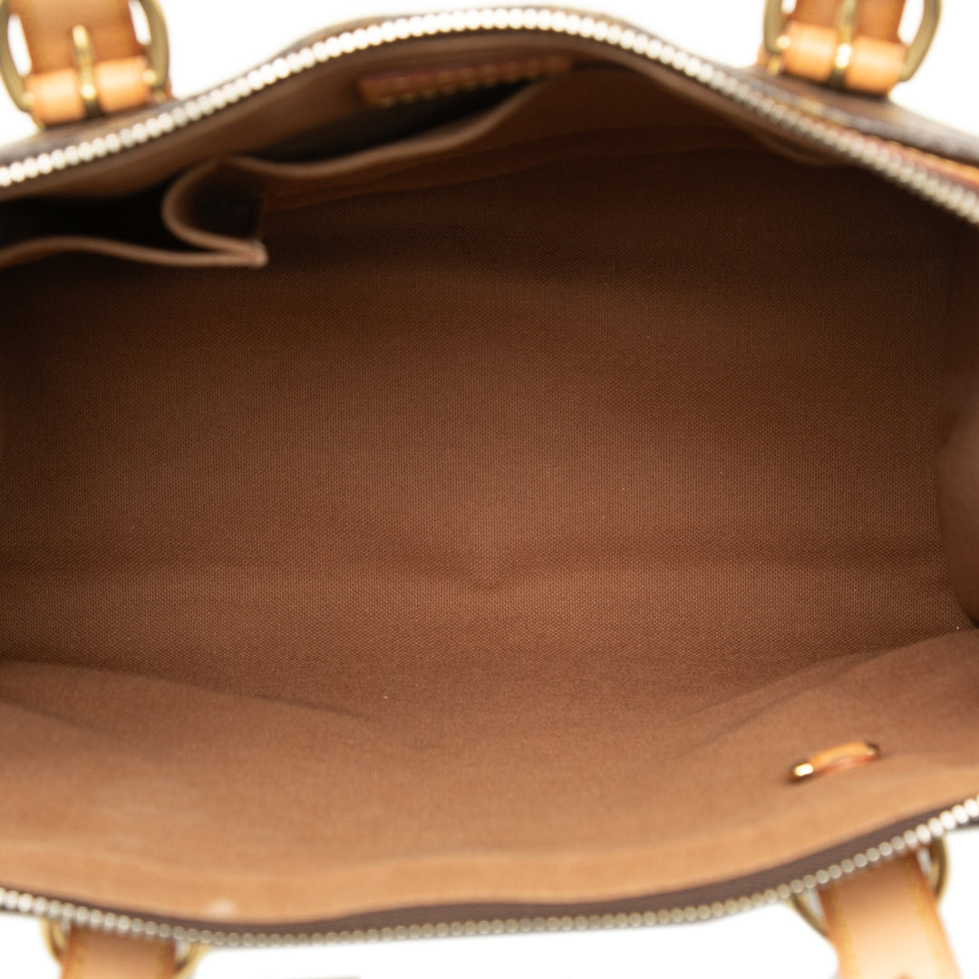 Louis Vuitton Sac porté épaule Popincourt Haut Monogram Marron – vue 4 – GABY PARIS
