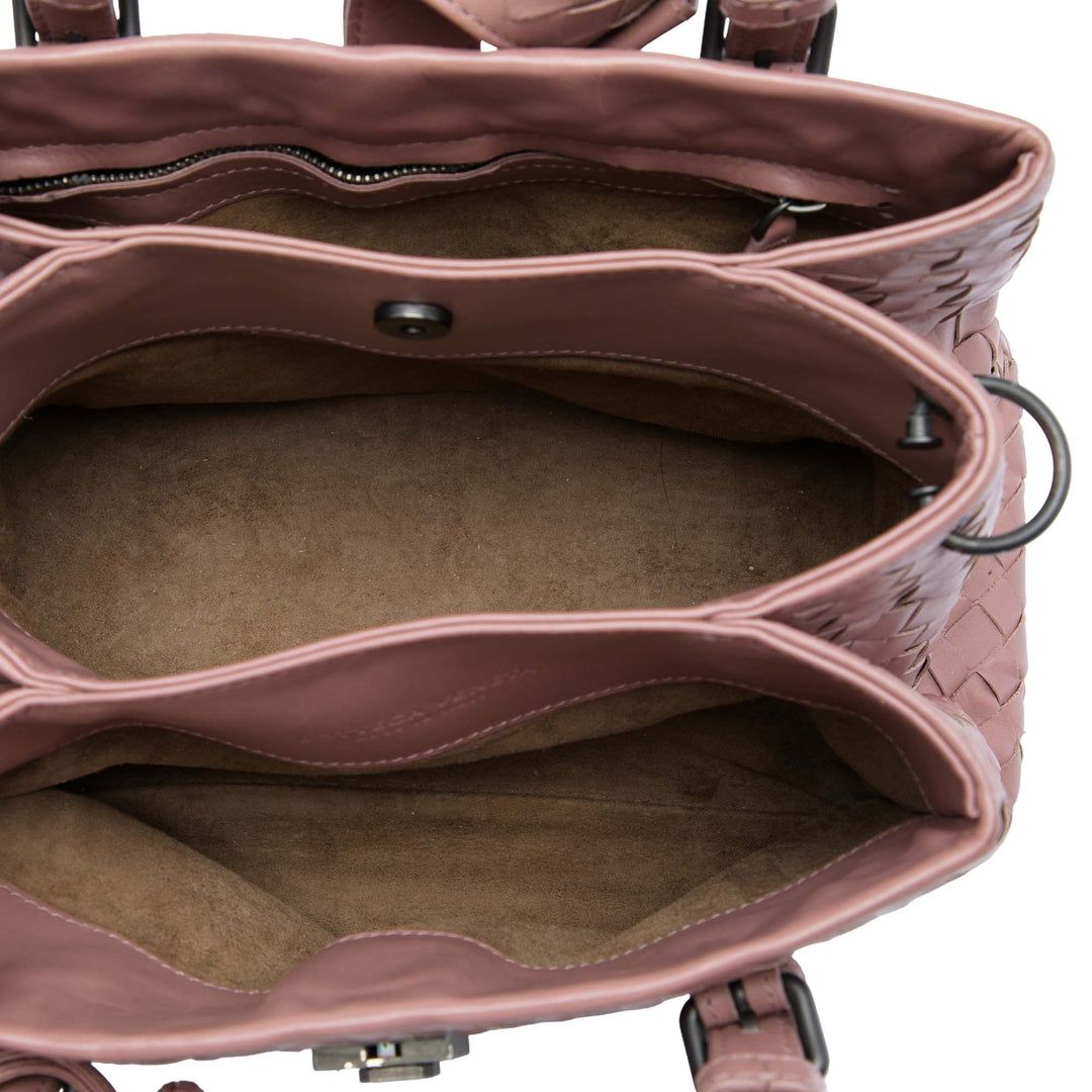 Bottega Veneta Mini Nappa Intrecciato Roma Sac