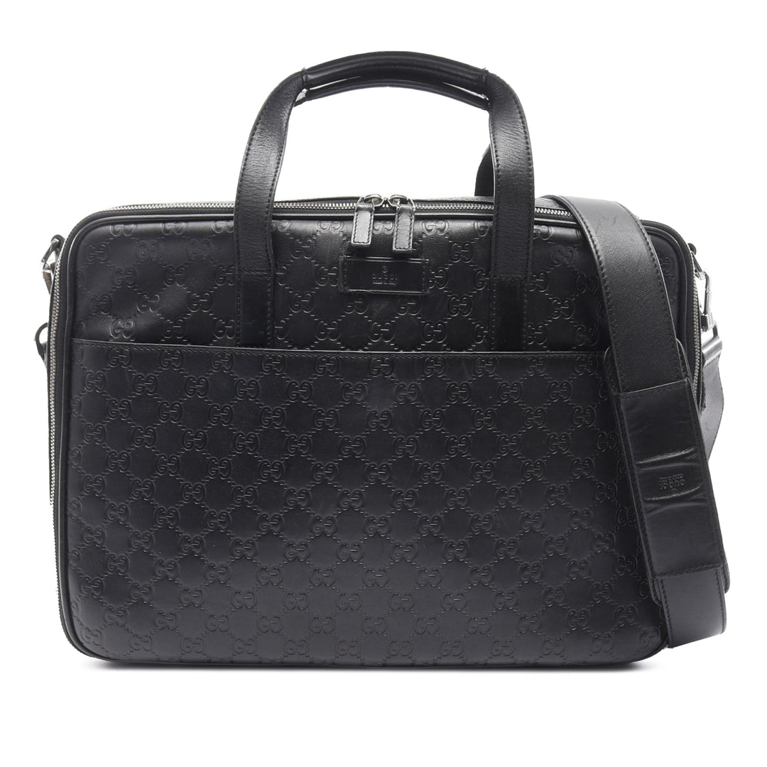 Guccissima Business Bag Black - Gaby Paris