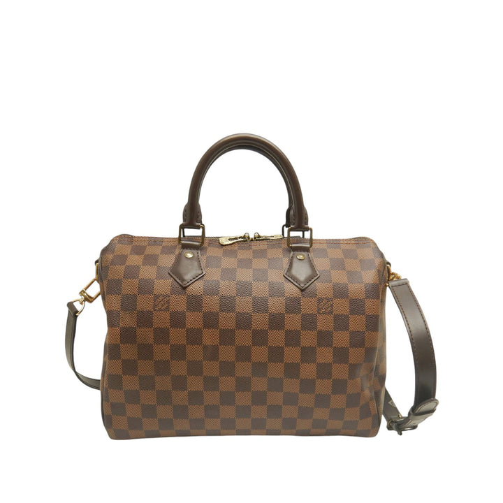 Speedy Bandouliere 30 Damier Ébène Marron