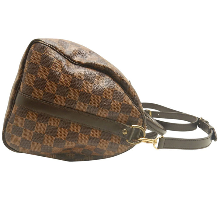 Speedy Bandouliere 30 Damier Ébène Marron
