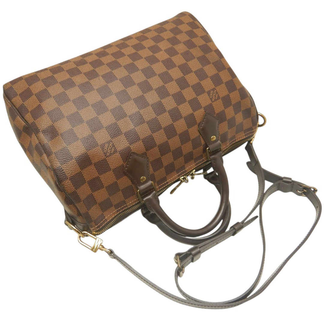 Speedy Bandouliere 30 Damier Ébène Marron