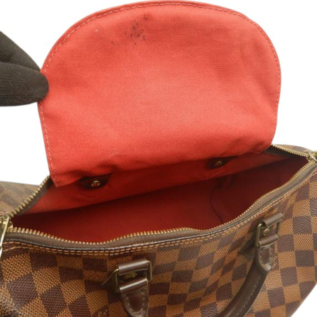 Speedy Bandouliere 30 Damier Ébène Marron