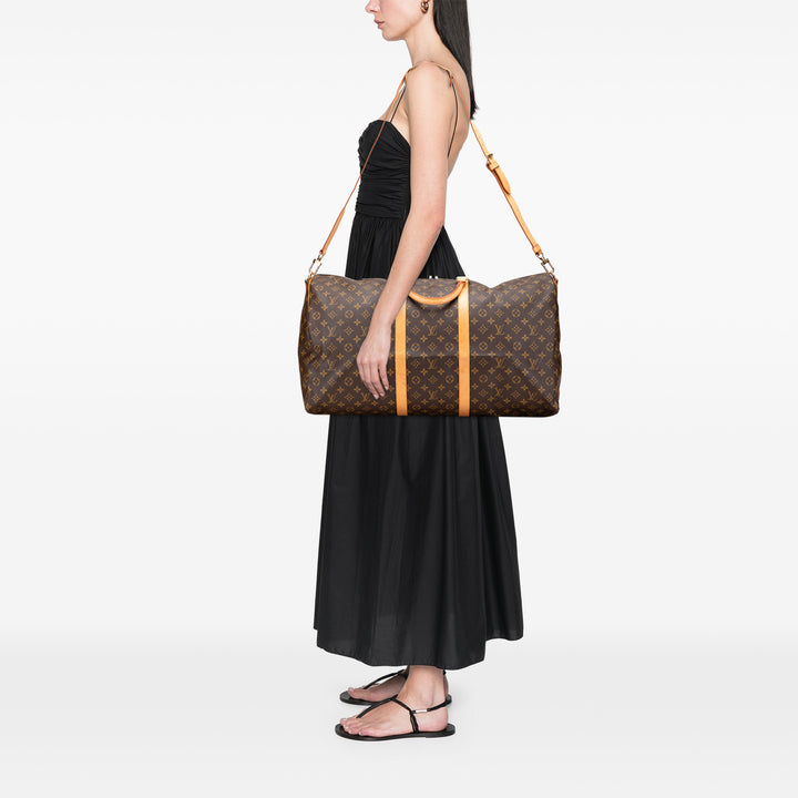 Monogram Keepall Bandouliere 60 Brown - Gaby Paris