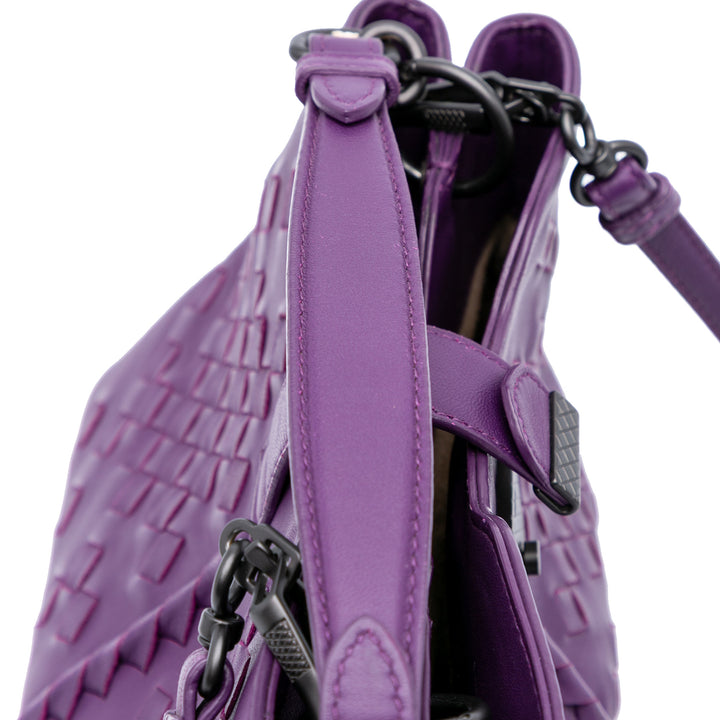 Bottega Veneta Intrecciato Napoli Sac nappa Violet – vue 11 – GABY PARIS