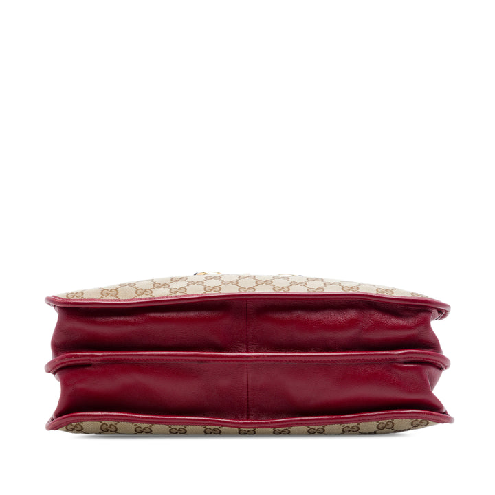 Gucci GG Horsebit 1955 Cabas chaîne Moyen Toile
