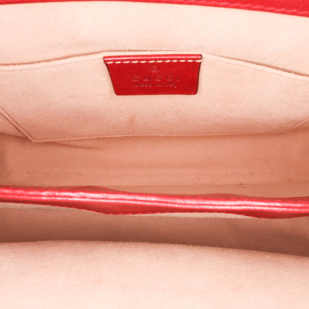Small Suede Ophidia Chain Crossbody Blue - Gaby Paris