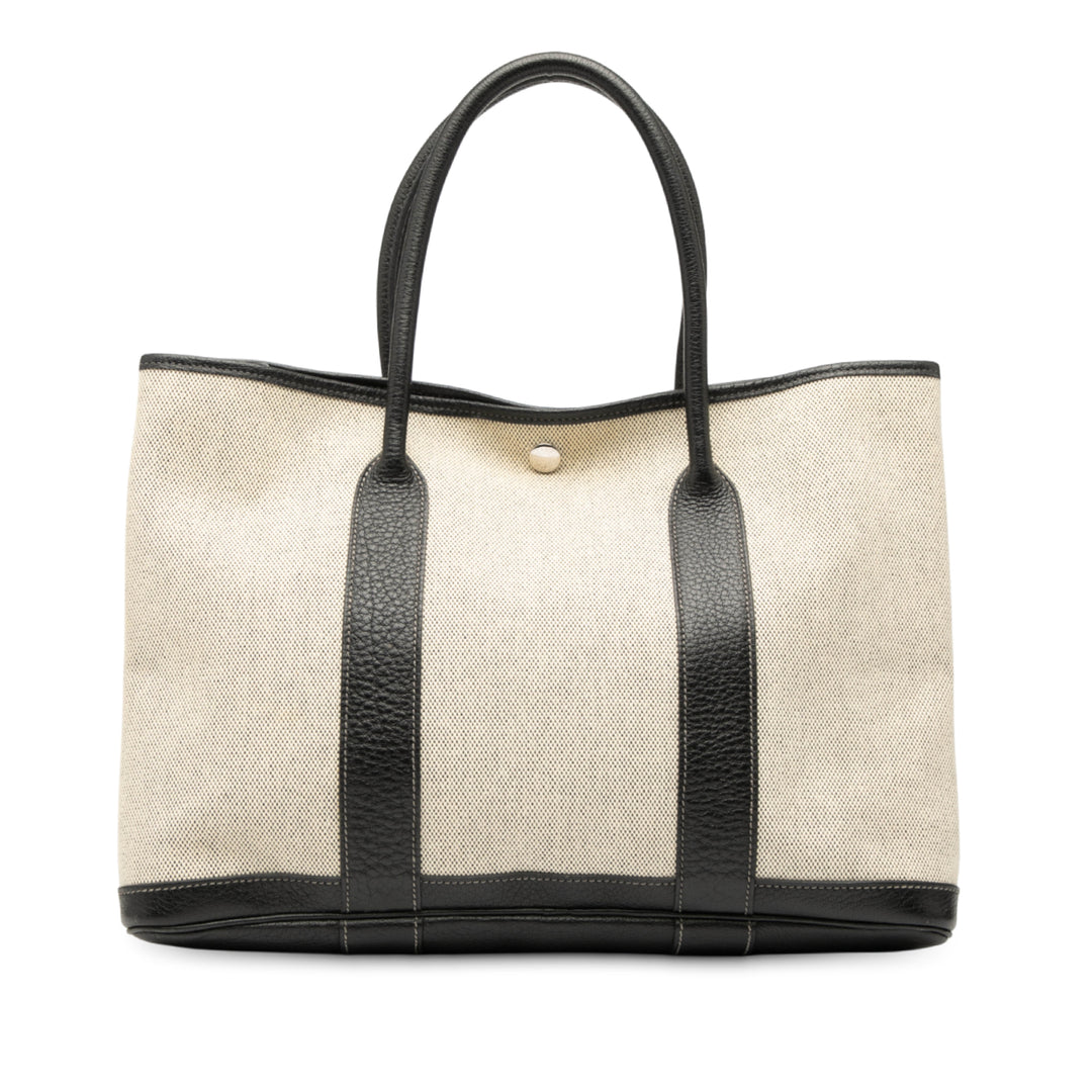 Hermès Toile and Negonda Garden Party 36 Marron – GABY PARIS Authentique