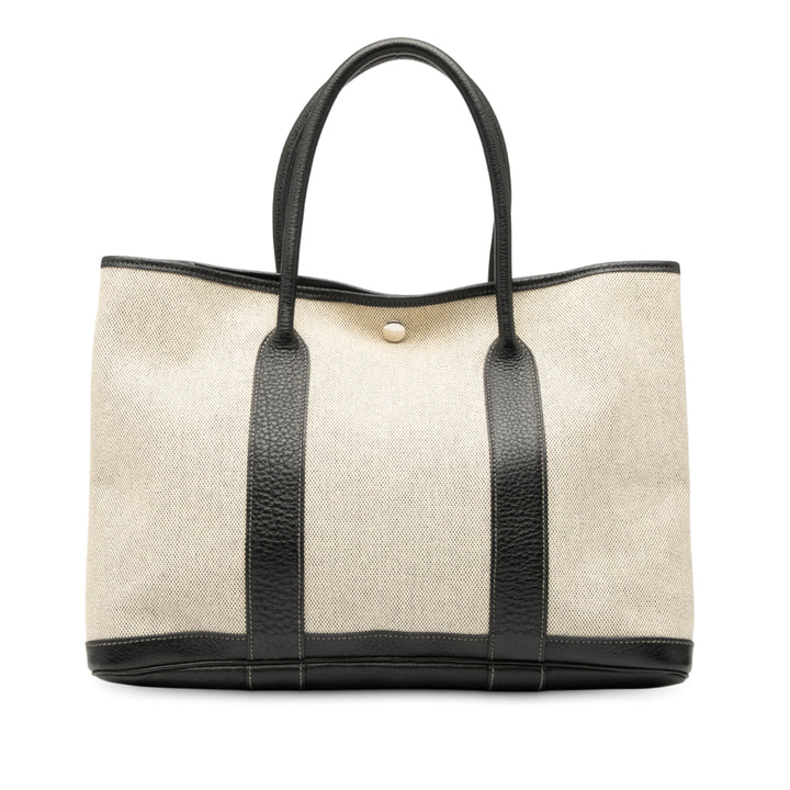 Hermès Toile and Negonda Garden Party 36 Marron – GABY PARIS Authentique