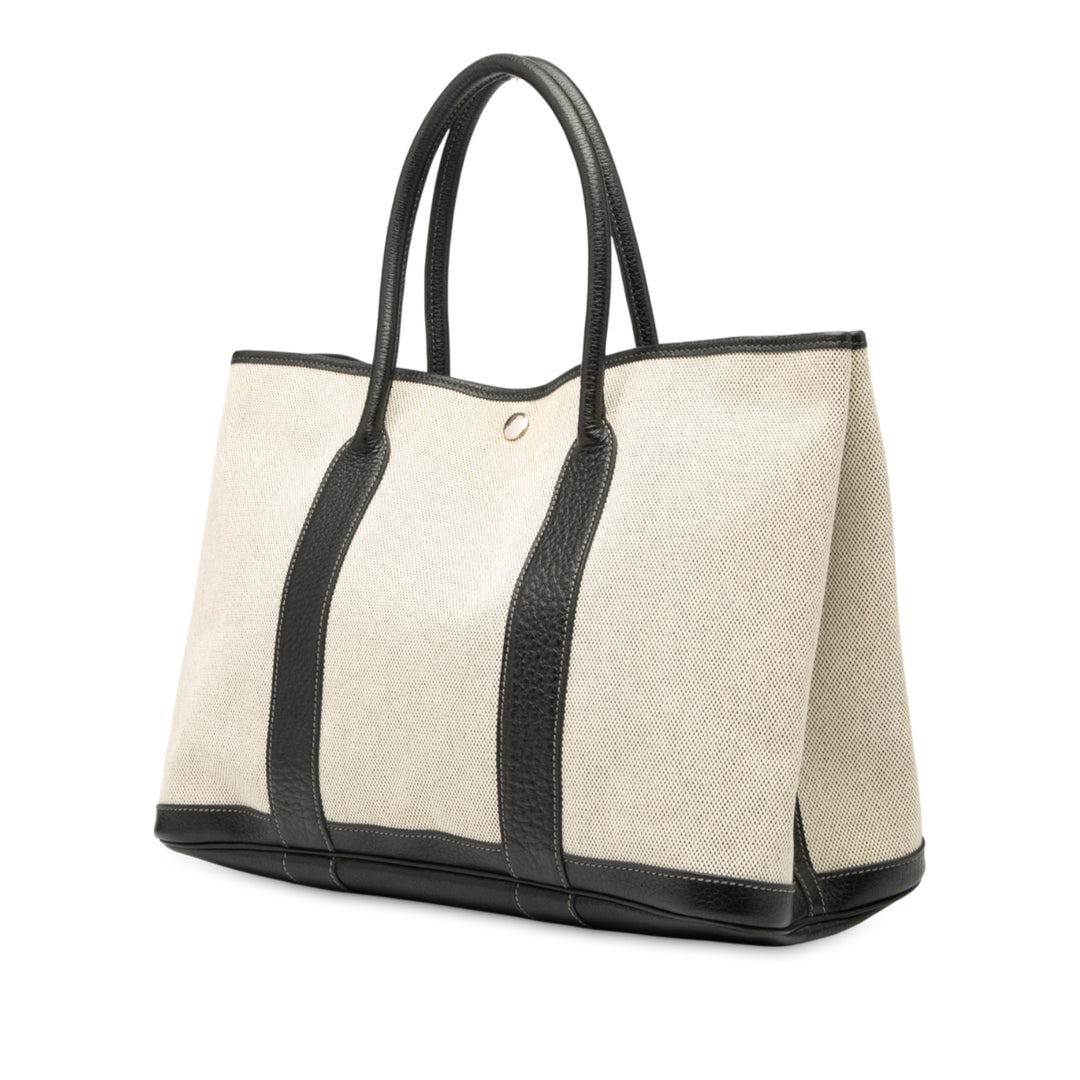 Hermès Toile and Negonda Garden Party 36 Marron – GABY PARIS Authentique