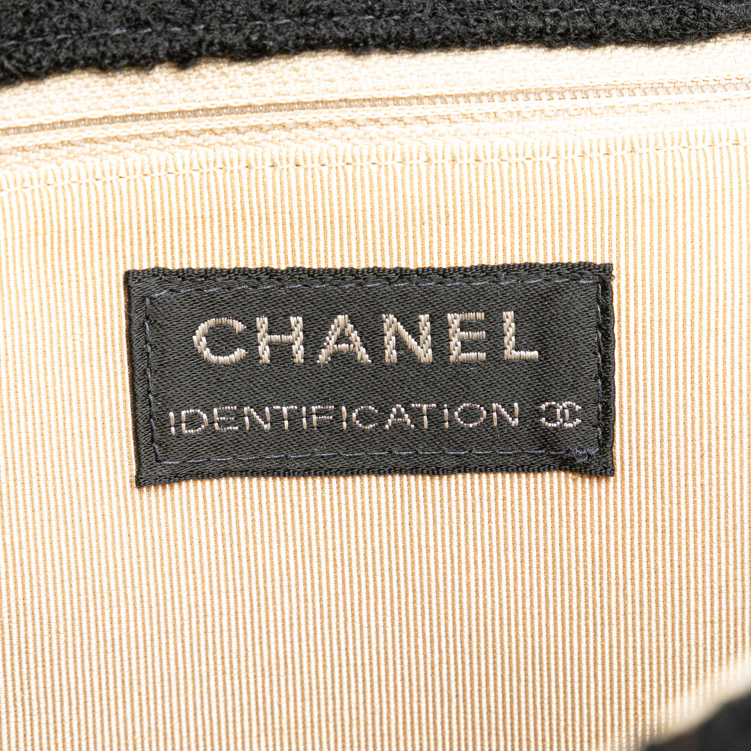 Chanel Jumbo Reissue 2.55 Choco Bar Laine Felt Identification à rabat