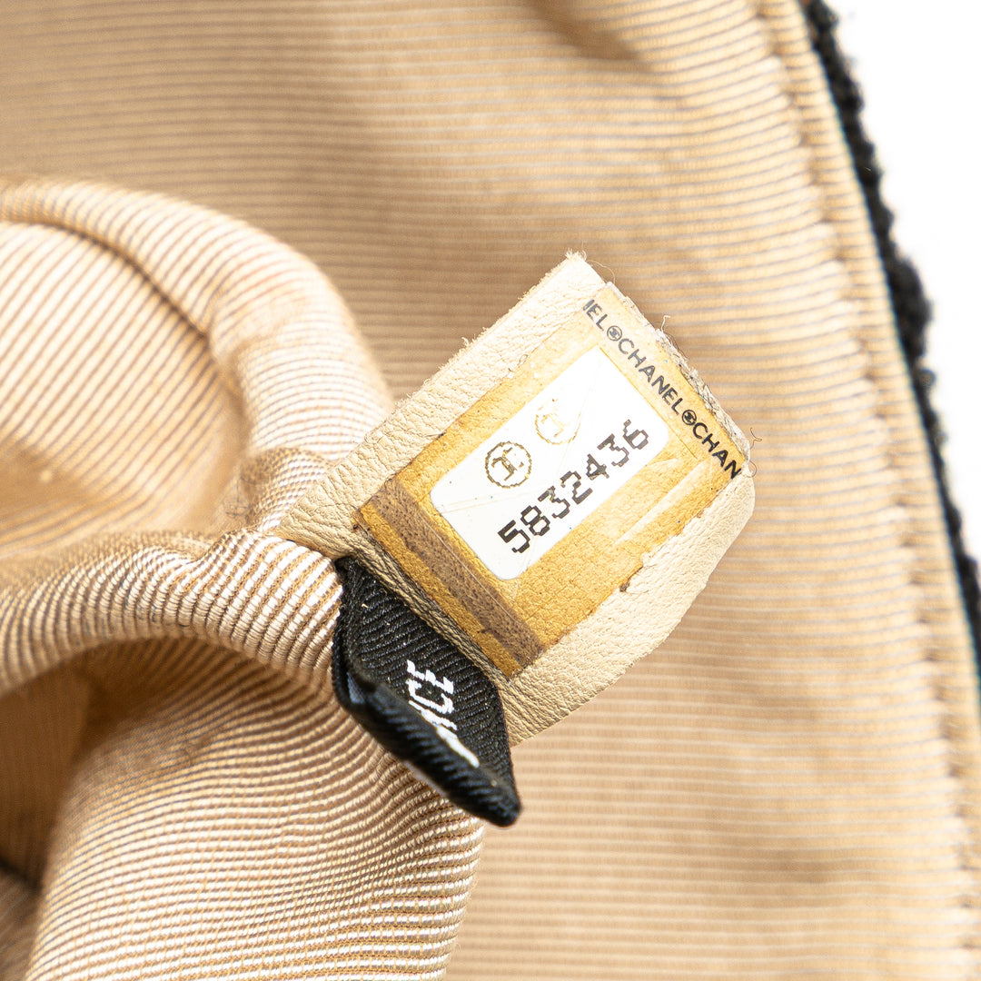 Chanel Jumbo Reissue 2.55 Choco Bar Laine Felt Identification à rabat