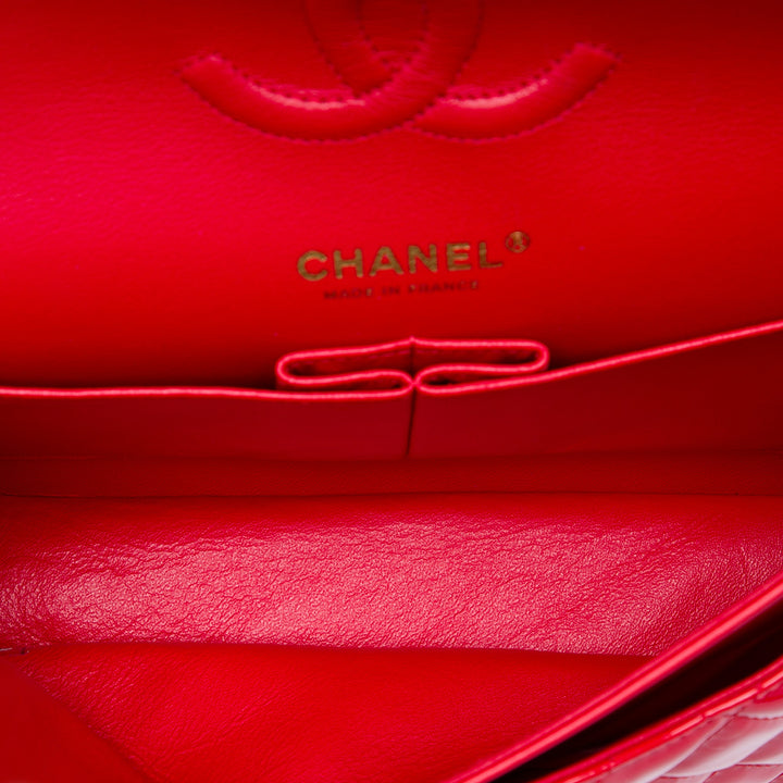 Chanel Classic Double rabat Moyen Rouge