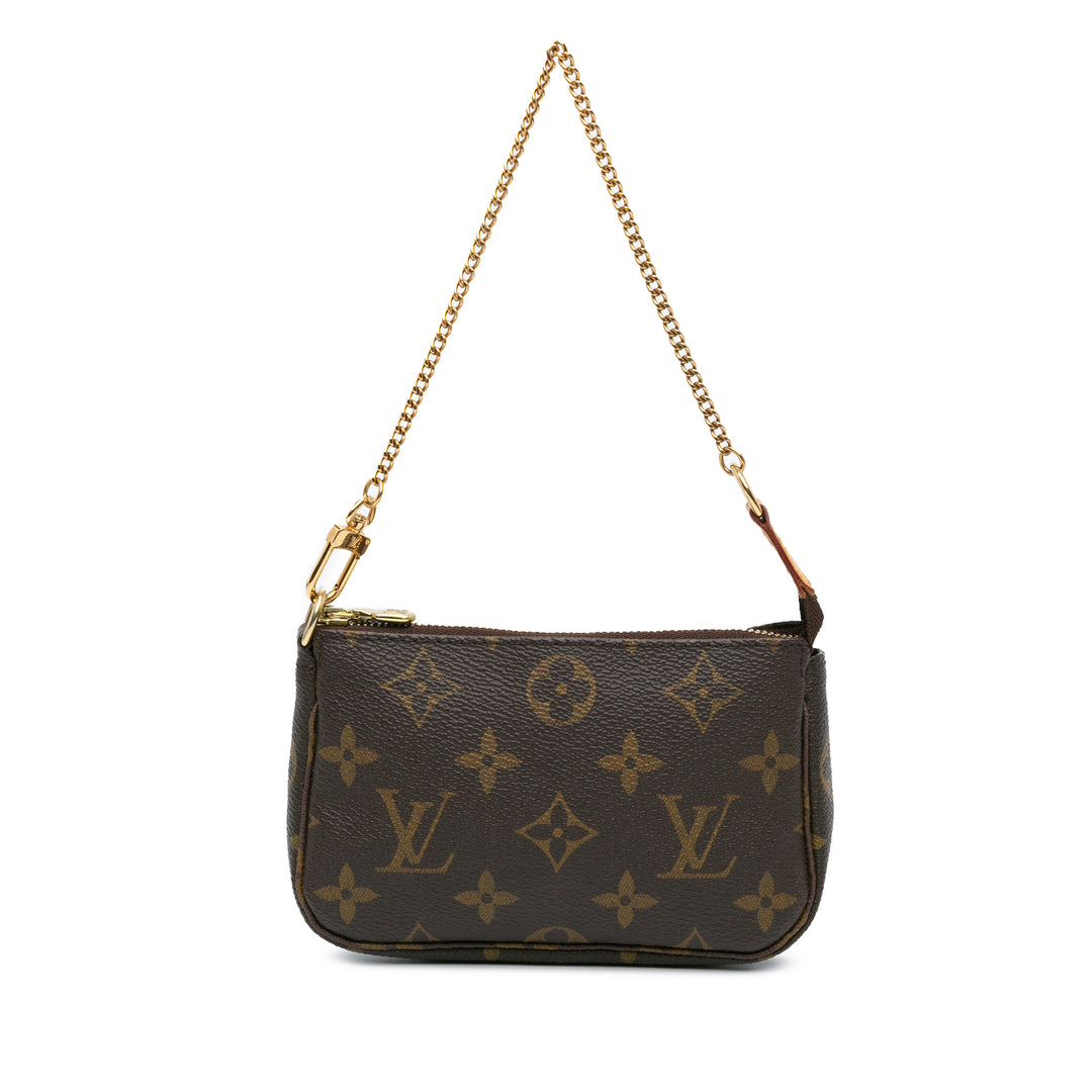 Monogram Mini Pochette Accessoires Brown - Gaby Paris