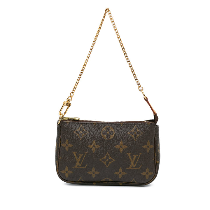 Monogram Mini Pochette Accessoires Brown - Gaby Paris
