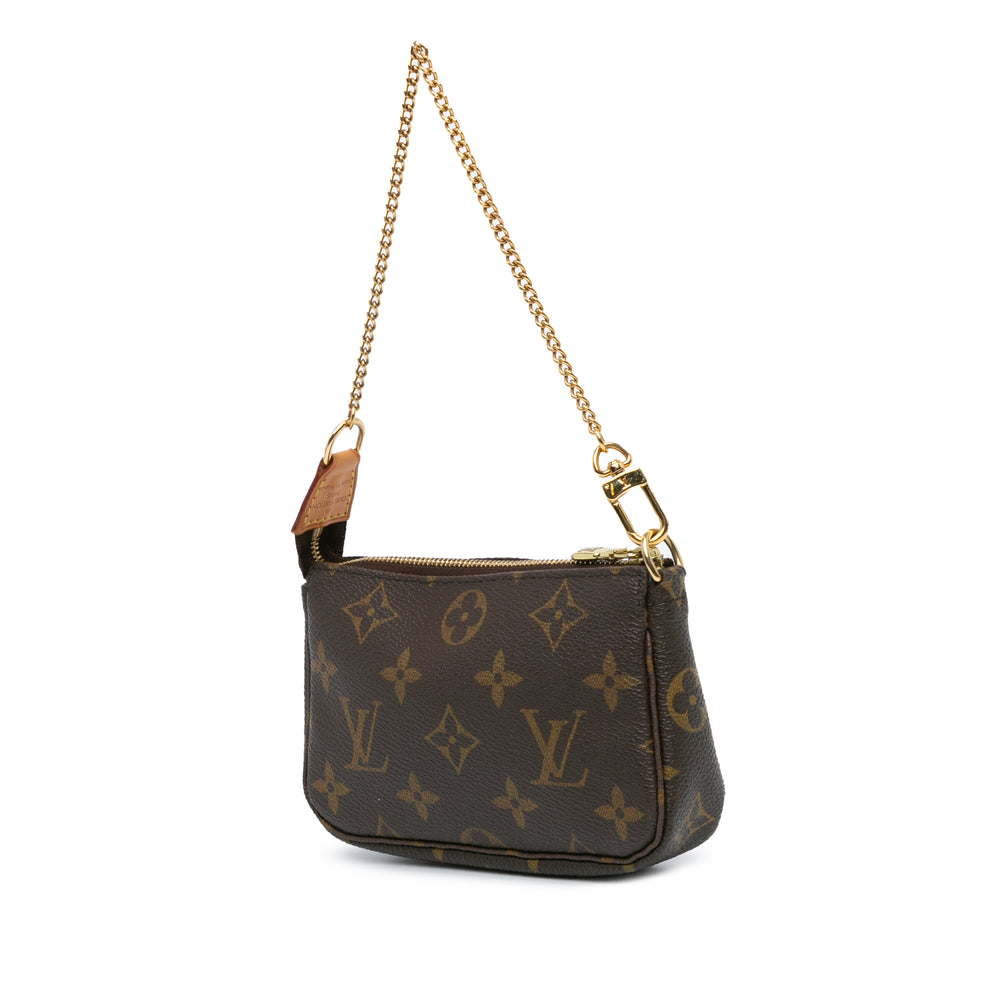 Monogram Mini Pochette Accessoires Brown - Gaby Paris
