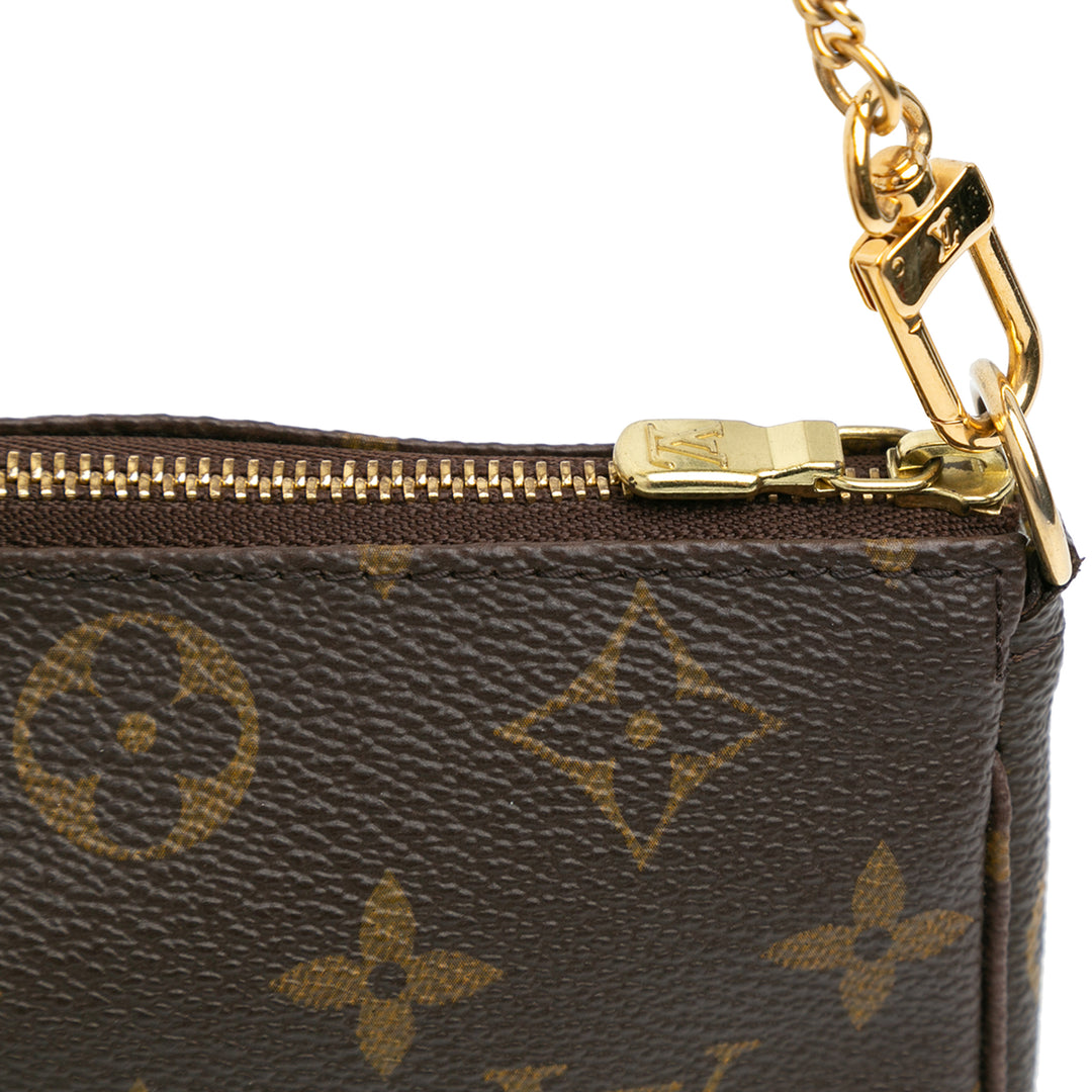 Monogram Mini Pochette Accessoires Brown - Gaby Paris