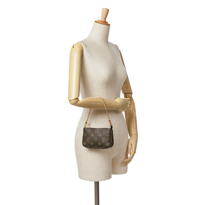 Monogram Mini Pochette Accessoires Brown - Gaby Paris