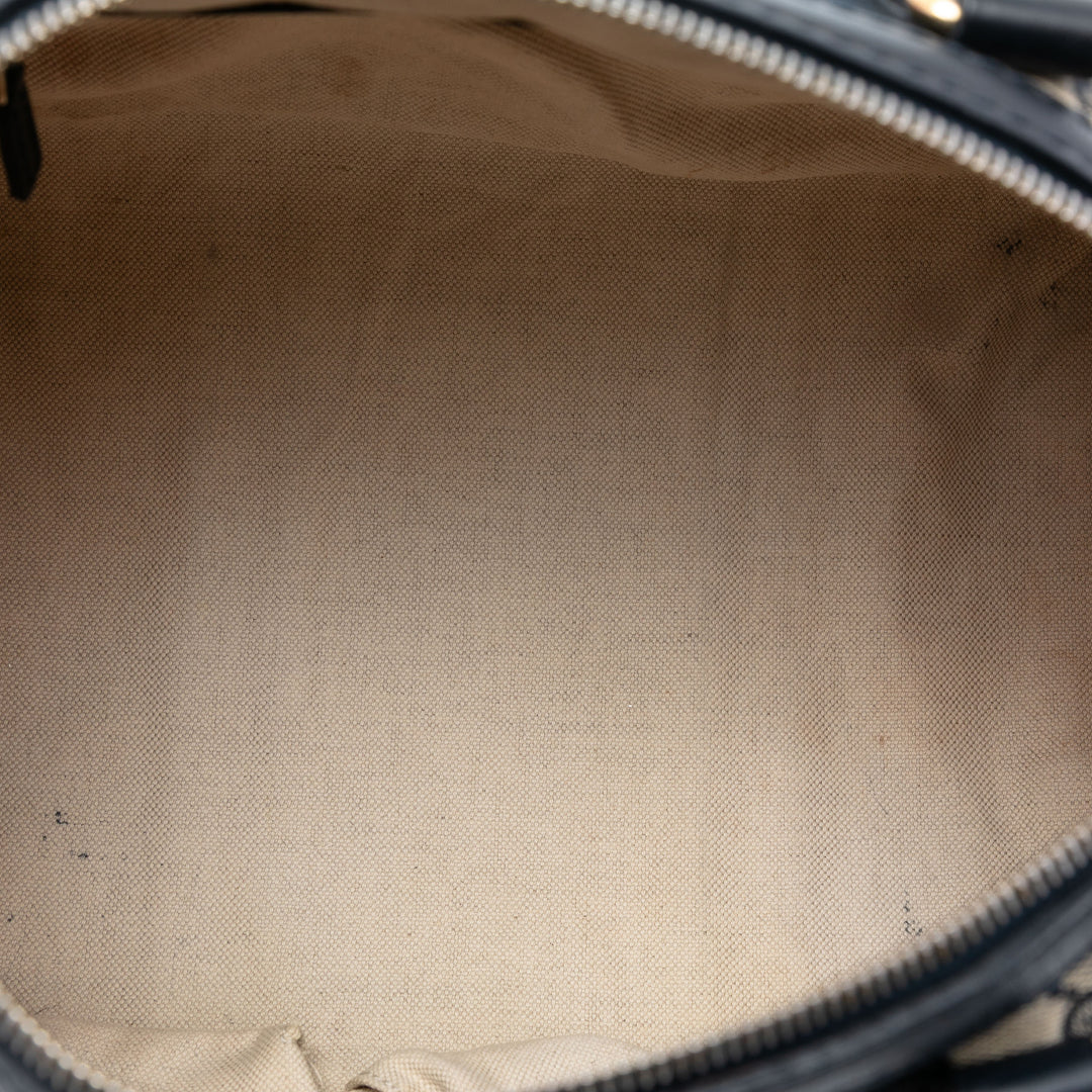 Gucci Medium GG Toile Web Joy Boston Bag