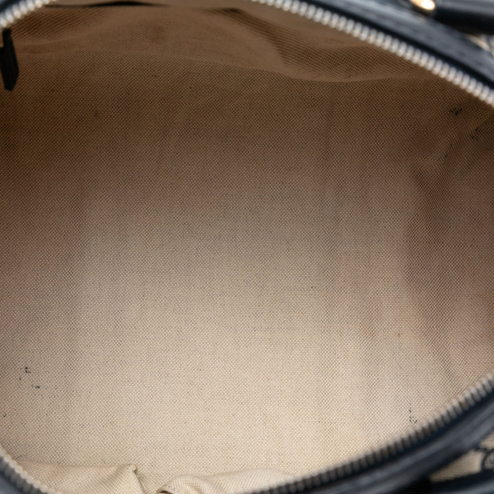 Gucci Medium GG Toile Web Joy Boston Bag