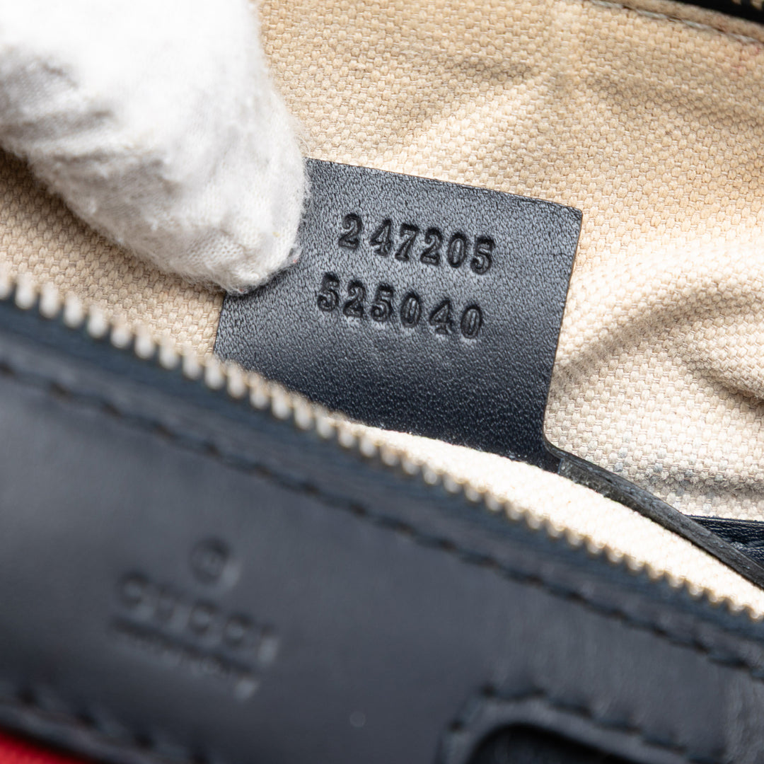 Gucci Medium GG Toile Web Joy Boston Bag