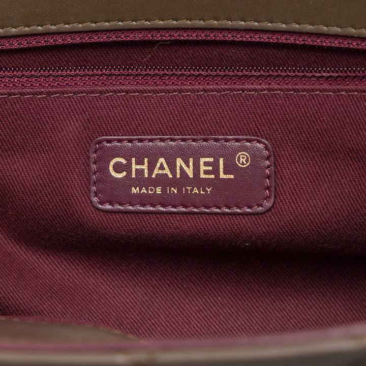 Chanel Cabas Matelassé Perfect Edge Petit Cuir de veau Marron – vue 5 – GABY PARIS