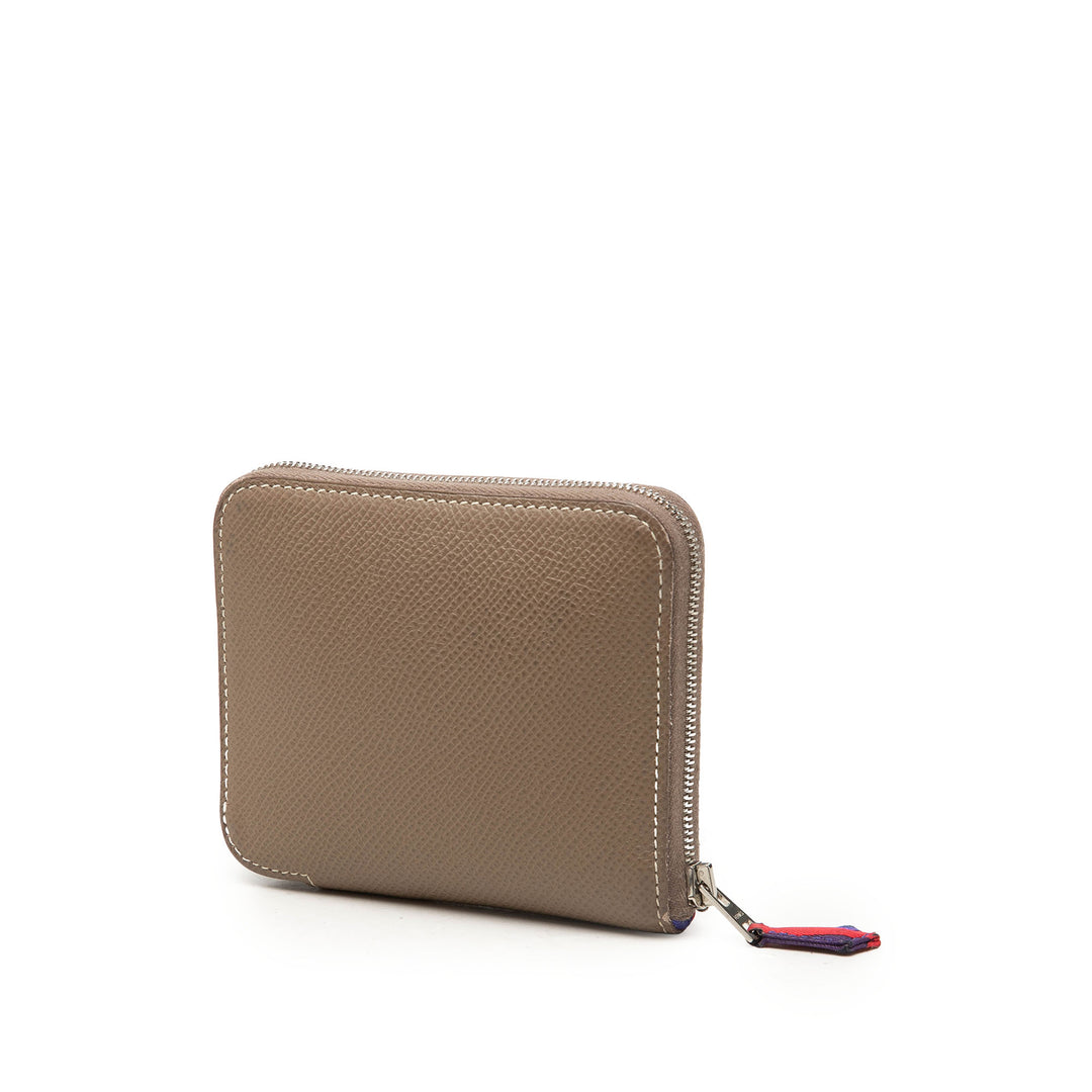 Hermès Epsom Azap Soie in Compact Portefeuille
