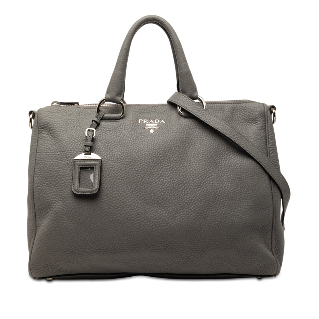 Prada Vitello Daino Zip Top Sac