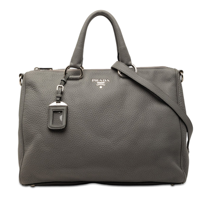 Prada Vitello Daino Zip Top Sac