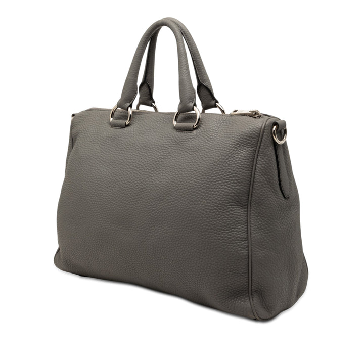 Prada Vitello Daino Zip Top Sac