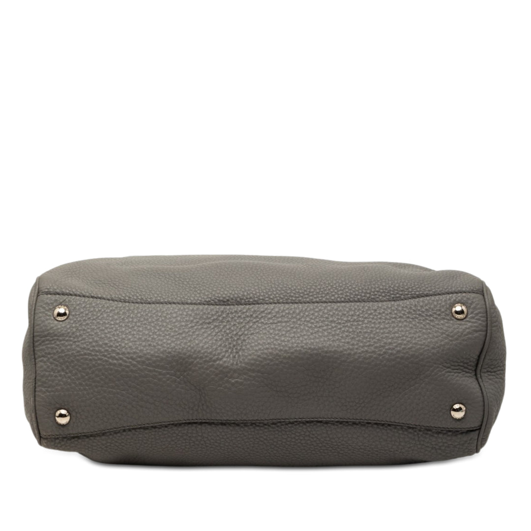 Prada Vitello Daino Zip Top Sac