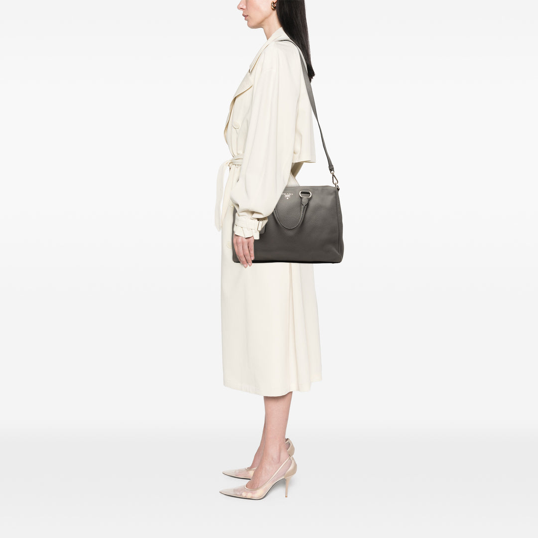 Prada Vitello Daino Zip Top Sac