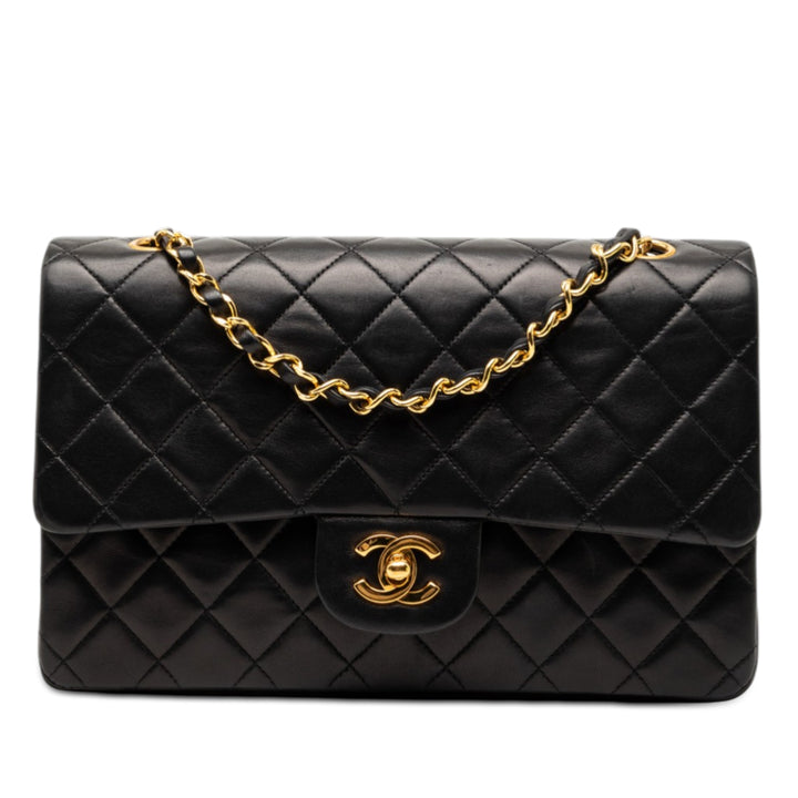 Chanel Medium Classic Cuir d’agneau Double rabat