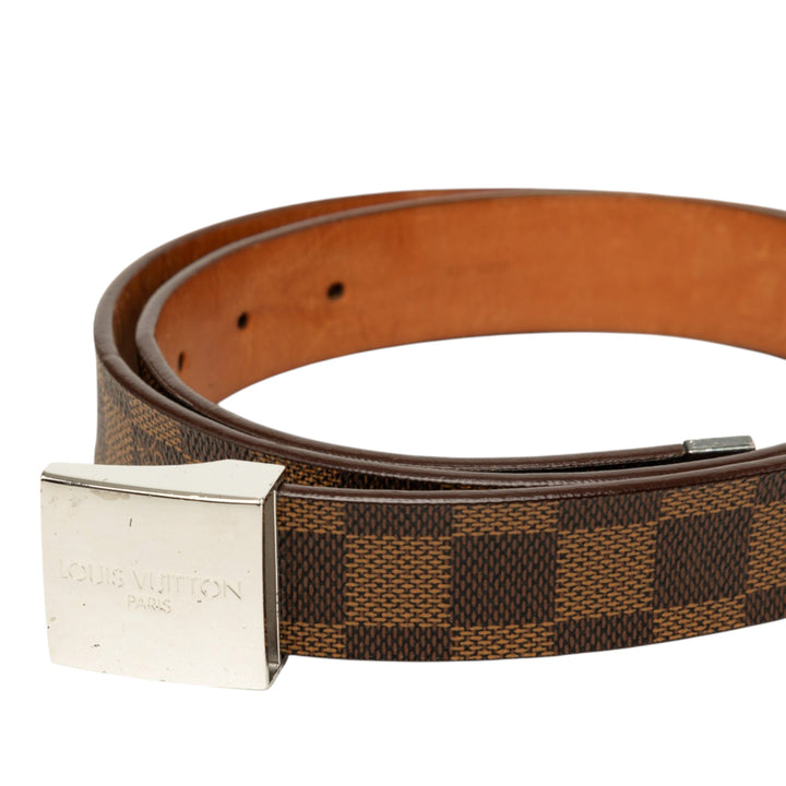 Louis Vuitton Ceinture Ceinture Damier Ébène Marron – vue 10 – GABY PARIS