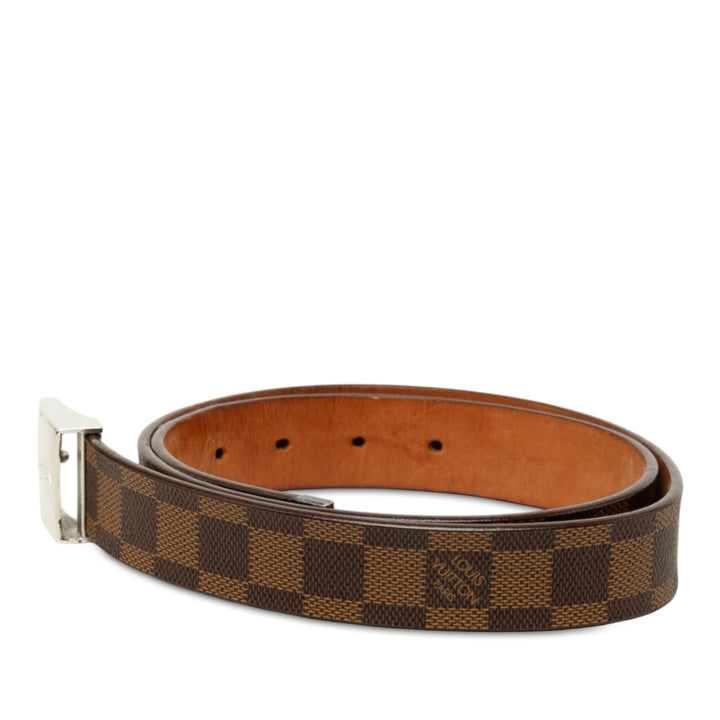 Louis Vuitton Ceinture Ceinture Damier Ébène Marron – vue 2 – GABY PARIS