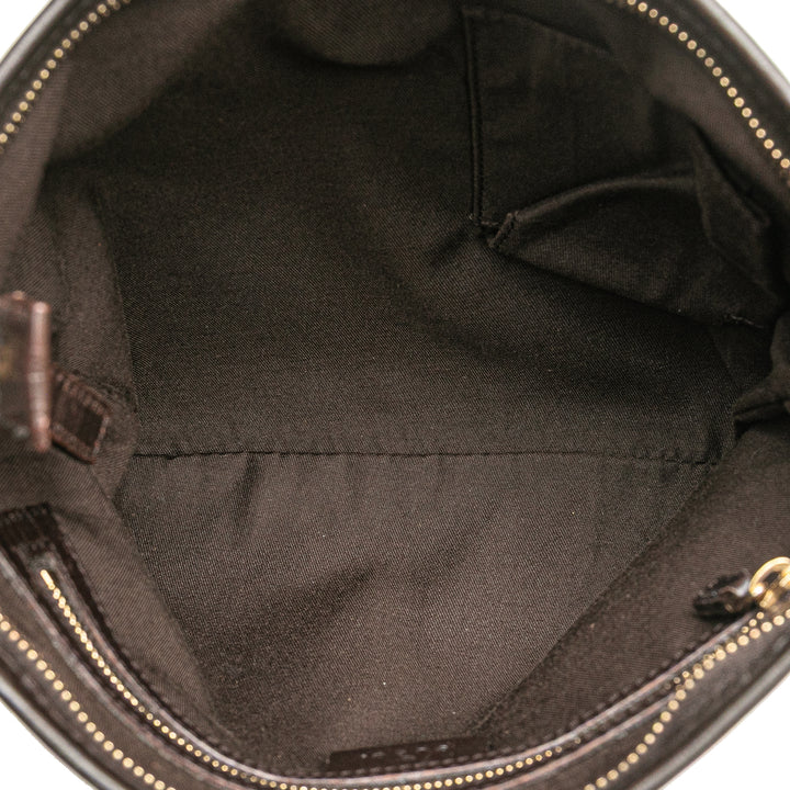 Gucci GG Toile Jolicoeur Sac porté croisé Marron